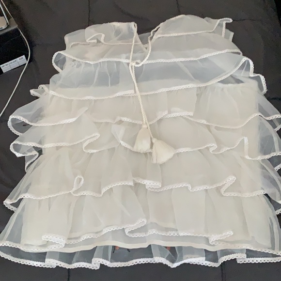 Anthropologie Tiered Blouse with Ruffles! - Picture 7 of 7